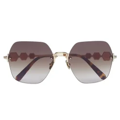 Philipp Plein - Statement Edges Collection - Gold Brown - Sunglasses - Philipp Plein Eyewear - Avvenice