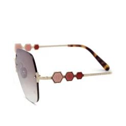 Philipp Plein - Statement Edges Collection - Gold Brown - Sunglasses - Philipp Plein Eyewear - Avvenice