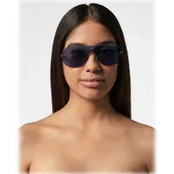 Philipp Plein - Target Studded Collection - Black and Smoke - Sunglasses - Philipp Plein Eyewear - Avvenice