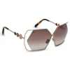 Philipp Plein - Tris Collection - Gold Brown - Sunglasses - Philipp Plein Eyewear - Avvenice