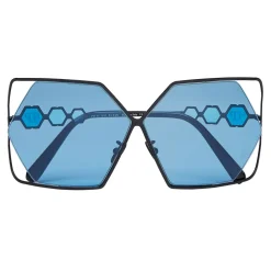 Philipp Plein - Tris Collection - Black - Sunglasses - Philipp Plein Eyewear - Avvenice