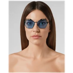 Philipp Plein - Vlinder Collection - Black Blue - Sunglasses - Philipp Plein Eyewear - Avvenice
