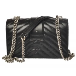 Pinko - Bag Love Mini Icon v Quilt with Studs and Logo - Black - Bag - Made in Italy - Luxury Exclusive Collection - Avvenice