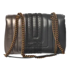 Pinko - Bag Love Soft Quilting in Three Different Leathers - Anthracite - Bag - Made in Italy - Luxury Exclusive Collection - Avvenice