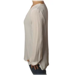 Pinko - Blouse Preludere V-neck and Soft Fit - White - Shirt - Made in Italy - Luxury Exclusive Collection - Avvenice