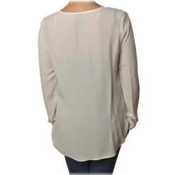 Pinko - Blouse Preludere V-neck and Soft Fit - White - Shirt - Made in Italy - Luxury Exclusive Collection - Avvenice