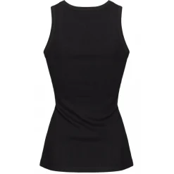 Pinko - Cannetè Cotton Tank Top with Logo - Black - Top - Made in Italy - Luxury Exclusive Collection - Avvenice