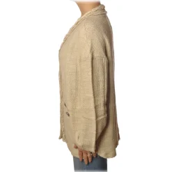 Pinko - Capalbio Caban with Kimono Shoulder - Beige - Jacket - Made in Italy - Luxury Exclusive Collection - Avvenice