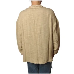 Pinko - Capalbio Caban with Kimono Shoulder - Beige - Jacket - Made in Italy - Luxury Exclusive Collection - Avvenice