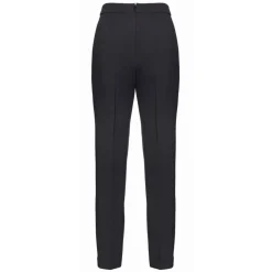 Pinko - Cigarette Pants in Technical Fabric - Black - Trousers - Made in Italy - Luxury Exclusive Collection - Avvenice