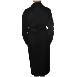 Pinko - Coat Giacomo Double Breasted Ankle Length - Black - Jacket - Made in Italy - Luxury Exclusive Collection - Avvenice