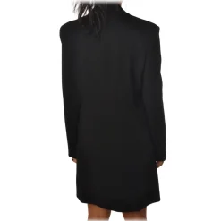 Pinko - Double-Breasted Robe Manteau Fernet2 - Black - Jacket - Made in Italy - Luxury Exclusive Collection - Avvenice