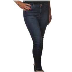 Pinko - Five-Pocket Jeans Sabrina10 Slim Fit - Dark Denim - Trousers - Made in Italy - Luxury Exclusive Collection - Avvenice