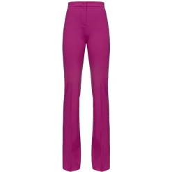 Pinko - Flare Trousers - Fuchsia - Trousers - Made in Italy - Luxury Exclusive Collection - Avvenice