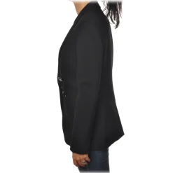 Pinko - Jacket  Fulmine4 with Jewel Buttons - Black - Jacket - Made in Italy - Luxury Exclusive Collection - Avvenice