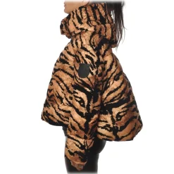 Pinko - Jacket Giza2 in Animal Print - Black/Brown - Jacket - Made in Italy - Luxury Exclusive Collection - Avvenice