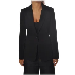 Pinko - Jacket Signum9 Slim Fit with One Button - Black - Jacket - Made in Italy - Luxury Exclusive Collection - Avvenice