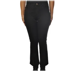 Pinko -  Jeans Fannie11 in Black Denim Trumpet Model - Black - Trousers - Made in Italy - Luxury Exclusive Collection - Avvenice