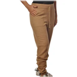 Pinko - Jogging Trousers Vitiano in Wool - Beige - Trousers - Made in Italy - Luxury Exclusive Collection - Avvenice