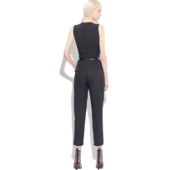 Pinko - Jumpsuit with Geometric Cut-Out - Black - Dress - Made in Italy - Luxury Exclusive Collection - Avvenice
