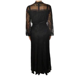 Pinko - Long Dress Sposare1 with Sleeves in Lace - Black - Dress - Made in Italy - Luxury Exclusive Collection - Avvenice