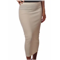 Pinko - Longuette Skirt Zonzoli3 Calf Length - White - Skirt - Made in Italy - Luxury Exclusive Collection - Avvenice