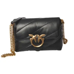 Pinko - Love Baby Puff Maxy Bag - Black - Bag - Made in Italy - Luxury Exclusive Collection - Avvenice