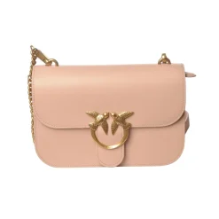 Pinko - Love Bell Simply Bag - Powder Pink - Bag - Made in Italy - Luxury Exclusive Collection - Avvenice