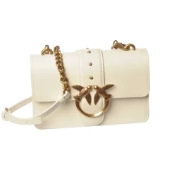 Pinko - Love Mini Icon Simply Bag - Ivory White - Bag - Made in Italy - Luxury Exclusive Collection - Avvenice