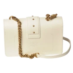Pinko - Love Mini Icon Simply Bag - Ivory White - Bag - Made in Italy - Luxury Exclusive Collection - Avvenice