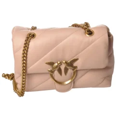 Pinko - Love Mini Puff Maxy Bag - Powder Pink - Bag - Made in Italy - Luxury Exclusive Collection - Avvenice