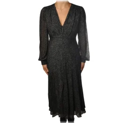 Pinko - Midi Dress Giovanni in Devorè Fabric - Black/White/Gray - Dress - Made in Italy - Luxury Exclusive Collection - Avvenice