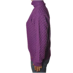 Pinko - Nuvolosita Long Sleeve High Neck Pullover - Violet - Sweater - Made in Italy - Luxury Exclusive Collection - Avvenice