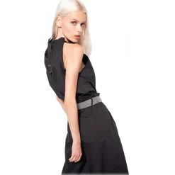 Pinko - Poplin Top with Ribbon - Black - Top - Made in Italy - Luxury Exclusive Collection - Avvenice