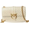 Pinko - Quilted Bag Love Classic Icon with Chain and Logo - White - Bag - Made in Italy - Luxury Exclusive Collection - Avvenice