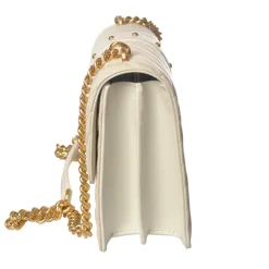 Pinko - Quilted Bag Love Classic Icon with Chain and Logo - White - Bag - Made in Italy - Luxury Exclusive Collection - Avvenice