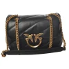 Pinko - Quilted Bag Love Mini Puff Maxy with Chain and Logo - Black - Bag - Made in Italy - Luxury Exclusive Collection - Avvenice