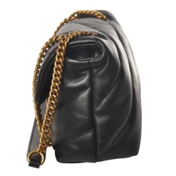 Pinko - Quilted Bag Love Mini Puff Maxy with Chain and Logo - Black - Bag - Made in Italy - Luxury Exclusive Collection - Avvenice