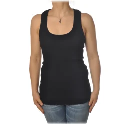 Pinko - Rowing Top Vasco7 in Cotton - Black - Top - Made in Italy - Luxury Exclusive Collection - Avvenice