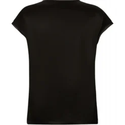 Pinko - Satin Fabric T-shirt Blouse - Black - Top - Made in Italy - Luxury Exclusive Collection - Avvenice