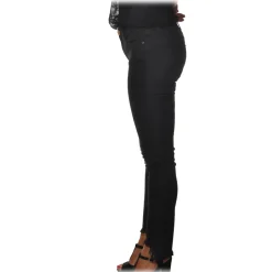 Pinko - Stretch Trousers Sabrina3 Slim Fit - Black Denim - Trousers - Made in Italy - Luxury Exclusive Collection - Avvenice