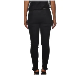 Pinko - Stretch Trousers Sabrina3 Slim Fit - Black Denim - Trousers - Made in Italy - Luxury Exclusive Collection - Avvenice