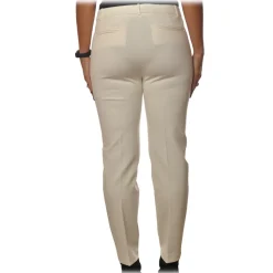 Pinko - Trousers Bello88 Cigarette Model Middle Waist - White - Trousers - Made in Italy - Luxury Exclusive Collection - Avvenice