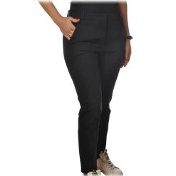 Pinko - Trousers Bello100 Tapered Leg - Black - Trousers - Made in Italy - Luxury Exclusive Collection - Avvenice