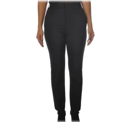 Pinko - Trousers MrBrown Slim Flare with Chains - Black - Trousers - Made in Italy - Luxury Exclusive Collection - Avvenice