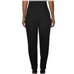 Pinko - Trousers Riprovare High Waist Straight Leg - Black - Trousers - Made in Italy - Luxury Exclusive Collection - Avvenice