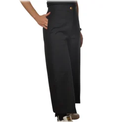 Pinko - Trousers Svelto Wide Leg - Black - Trousers - Made in Italy - Luxury Exclusive Collection - Avvenice