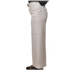 Pinko - Wide Leg Trousers Peggy 9 - White - Trousers - Made in Italy - Luxury Exclusive Collection - Avvenice