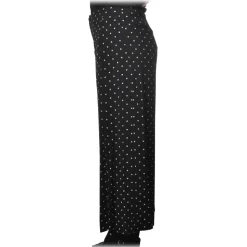 Pinko - Wide Leg Trousers Crembrule in Pois Pattern - Black - Trousers - Made in Italy - Luxury Exclusive Collection - Avvenice