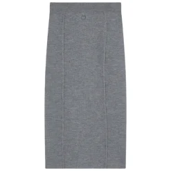 Pinko - Wool Knit Long Skirt - Grey - Skirt - Made in Italy - Luxury Exclusive Collection - Avvenice